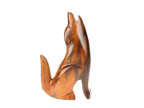 Coyote - Ironwood Carving  |  EarthView