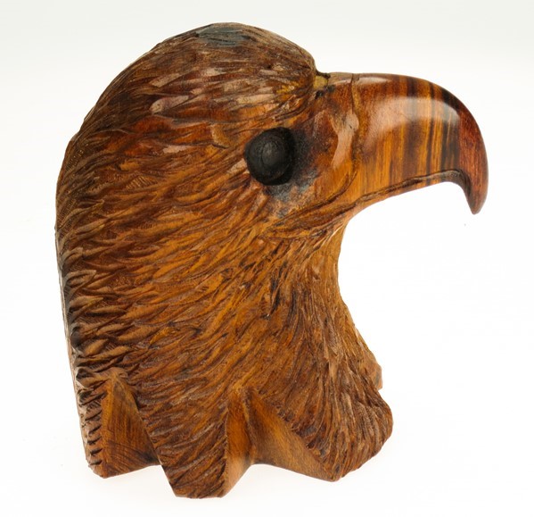Eagle Head - Ironwood Carving  |  EarthView