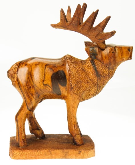 Elk - Ironwood Carving  |  EarthView