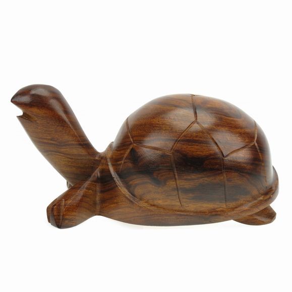 Land Turtle - Ironwood Carving  |  EarthView