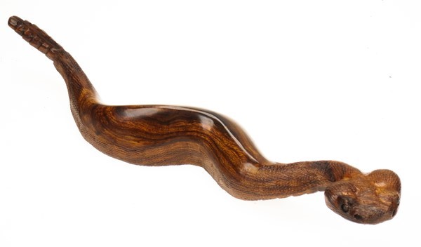 Snake - Ironwood Carving  |  EarthView