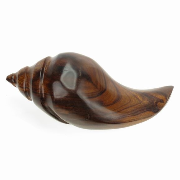Conch Shell - Ironwood Carving  |  EarthView