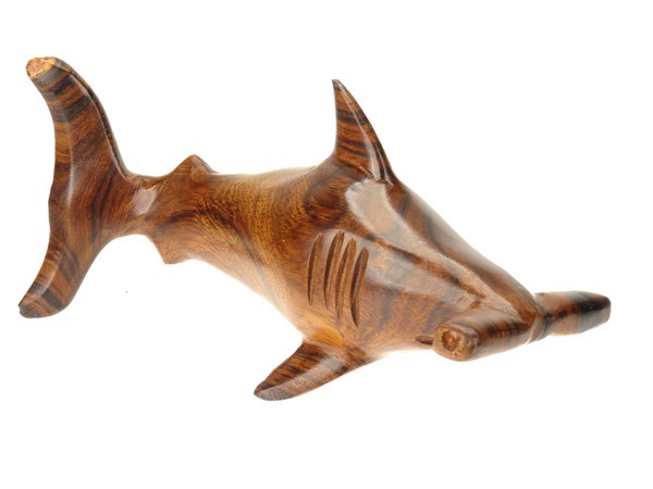 Hammerhead Shark - Ironwood Carving  |  EarthView