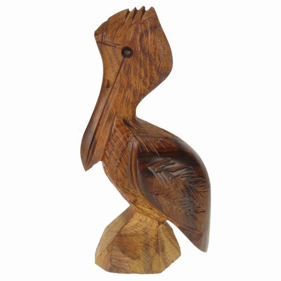 Pelican - Ironwood Carving  |  EarthView