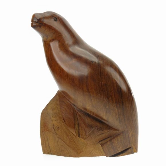 Sea Lion - Ironwood Carving  |  EarthView