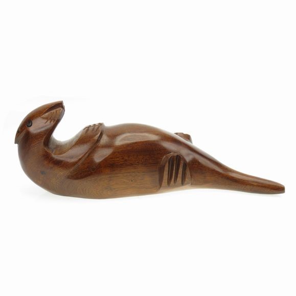 Sea Otter - Ironwood Carving  |  EarthView