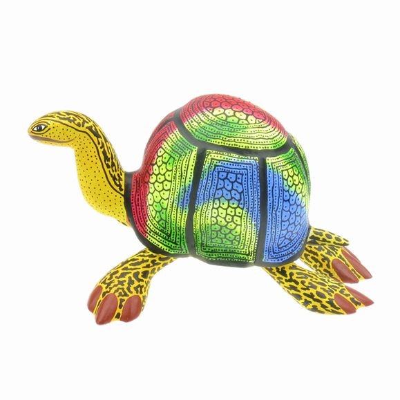 Land Turtle - Oaxacan Wood Carving  |  EarthView