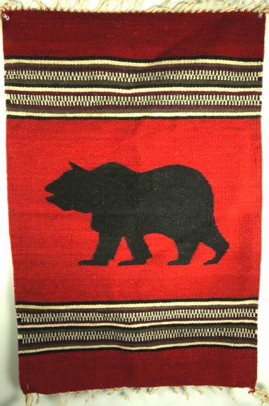 Bear Rug - Zapotec Weaving  |  EarthView