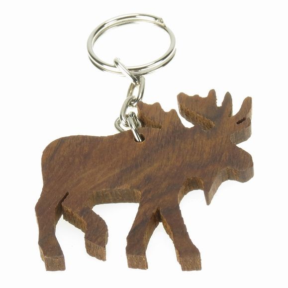 Moose Keychain - Ironwood Carving  |  EarthView