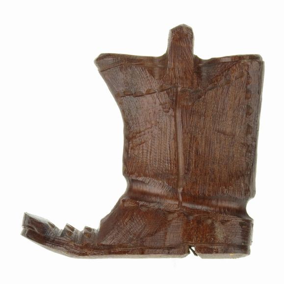 Cowboy Boot 3-D Magnet - Ironwood Carving  |  EarthView