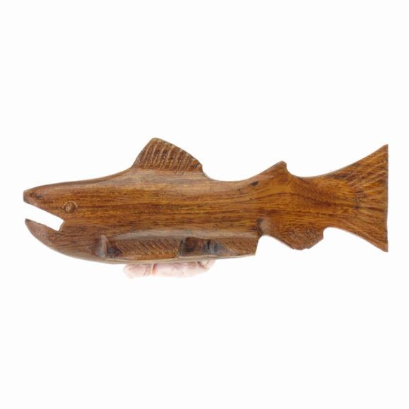 Trout 3-D Magnet - Ironwood Carving  |  EarthView