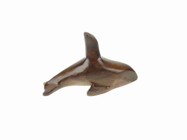 Orca 3-D Magnet - Ironwood Carving  |  EarthView