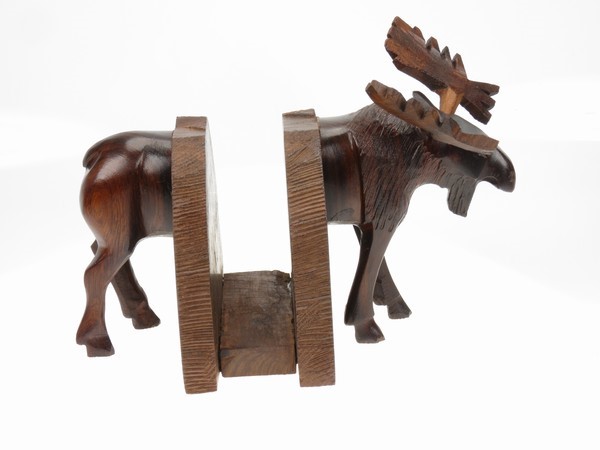 Moose Body Napkin Holder - Ironwood Carving  |  EarthView
