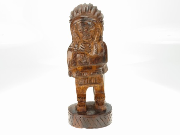 Indian standing - Ironwood Carving  |  EarthView