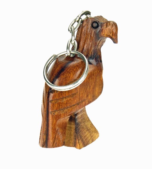 Eagle Keychain - Ironwood Carving  |  EarthView