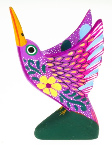 Hummingbird - Oaxacan Wood Carving  |  EarthView
