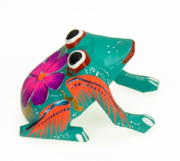 Frog - Oaxacan Wood Carving  |  EarthView