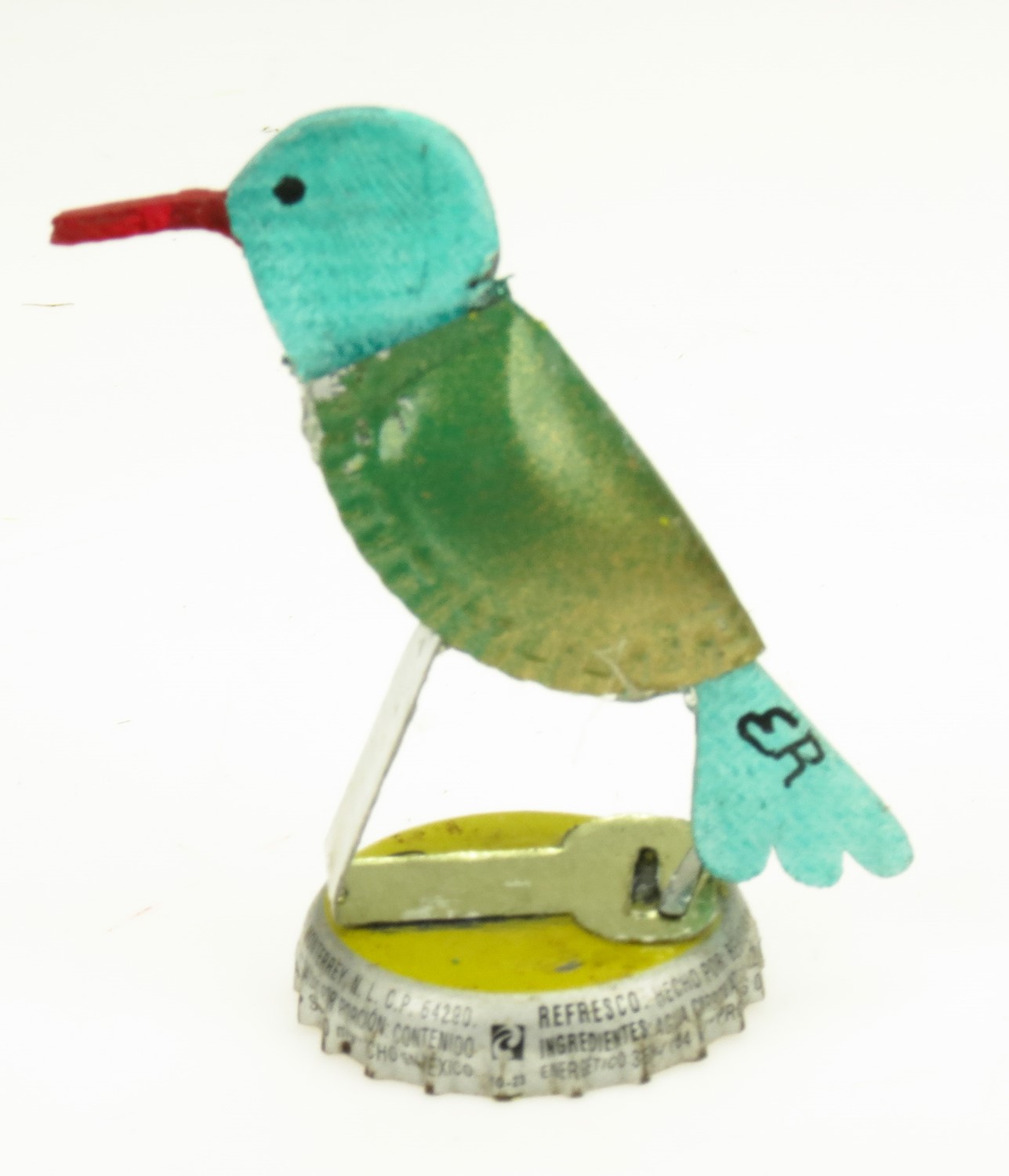 Hummingbird Bottle Cap Art Figure EV-6803