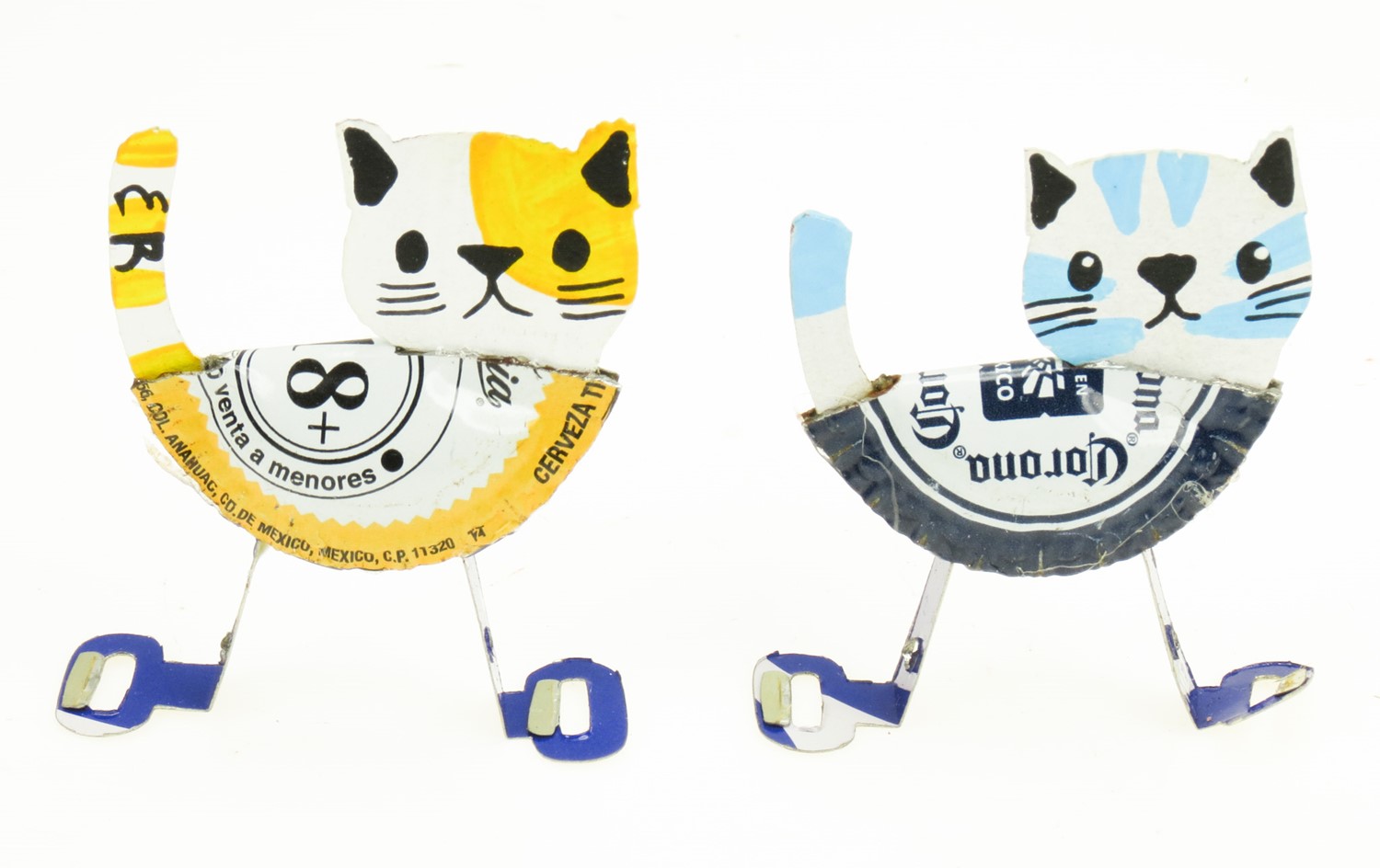Cat Bottle Cap Art Figure EV-6804