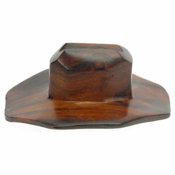 Cowboy Hat - Ironwood Carving  |  EarthView