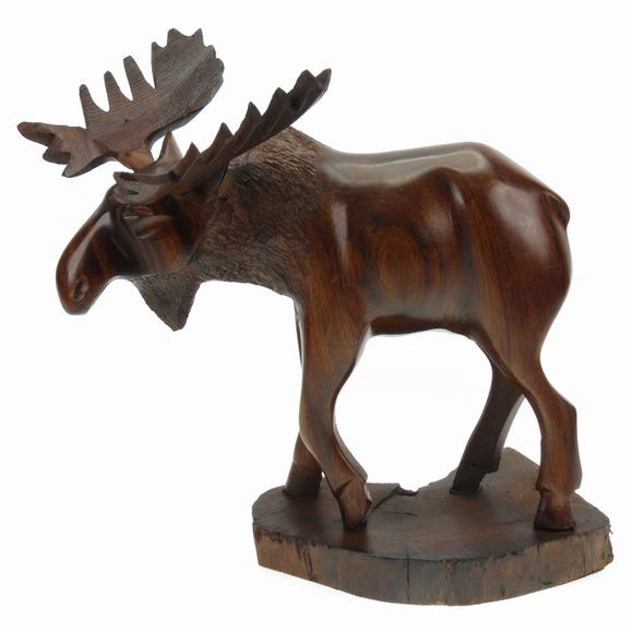 Moose - Ironwood Carving  |  EarthView