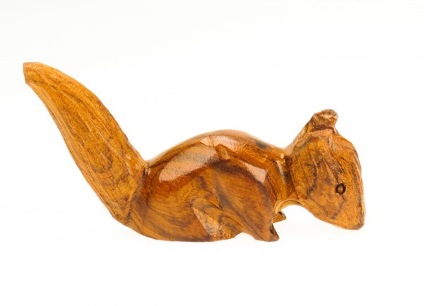 Squirrel - Ironwood Carving  |  EarthView