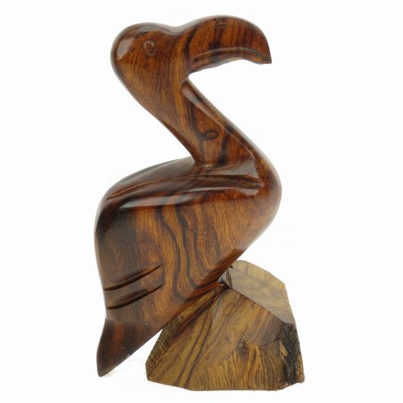 Flamingo - Ironwood Carving  |  EarthView