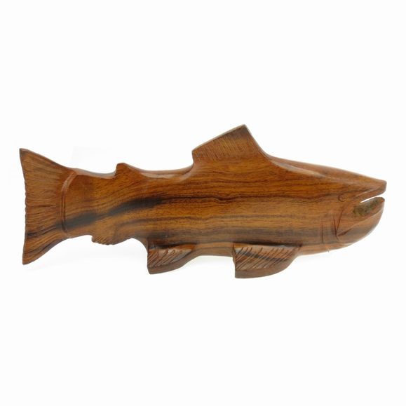 Salmon - Ironwood Carving  |  EarthView