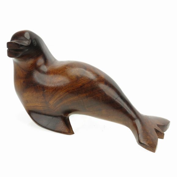 Seal - Ironwood Carving  |  EarthView