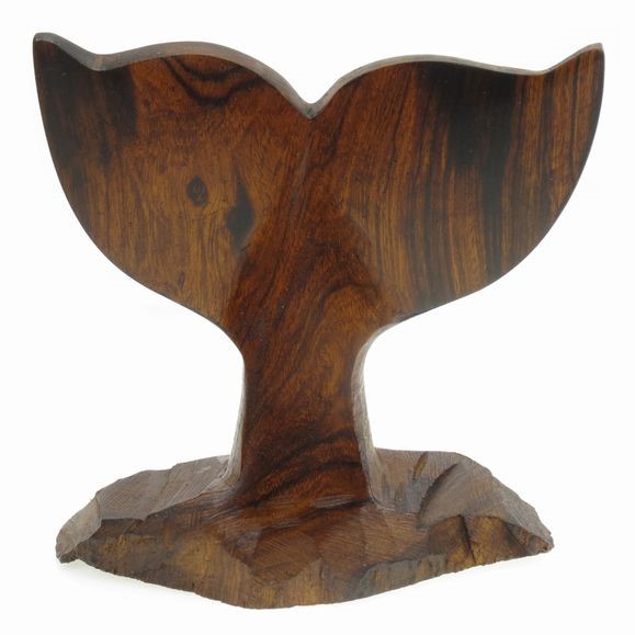 Whale Tail - Ironwood Carving  |  EarthView