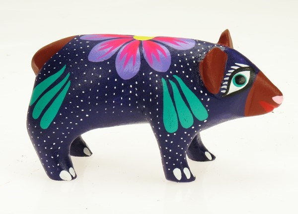 Bear - Oaxacan Wood Carving  |  EarthView