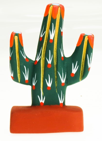 Saguaro Cactus - Oaxacan Wood Carving  |  EarthView