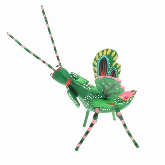 Praying Mantis - Oaxacan Wood Carving  |  EarthView