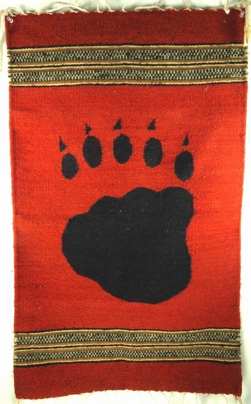 Bear Paw Rug - Zapotec Weaving  |  EarthView