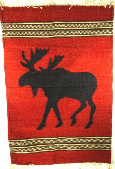 Moose Rug - Zapotec Weaving  |  EarthView
