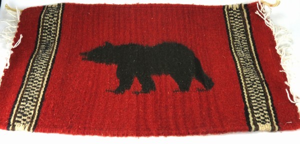 Bear Placemat - Zapotec Weaving  |  EarthView
