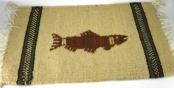 Trout Placemat - Zapotec Weaving  |  EarthView