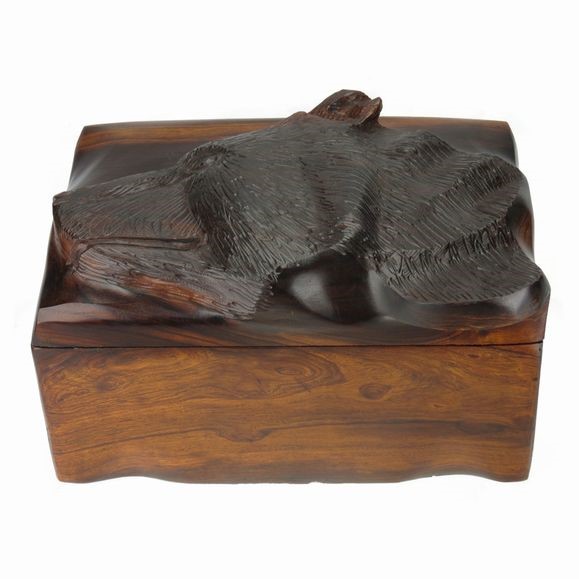 Bear Box - Ironwood Carving  |  EarthView