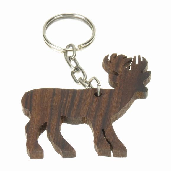 Deer Keychain - Ironwood Carving  |  EarthView