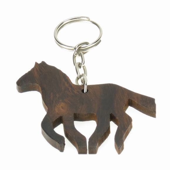 Horse Keychain - Ironwood Carving  |  EarthView
