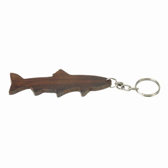 Trout Keychain - Ironwood Carving  |  EarthView