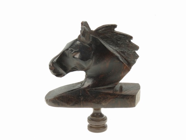 Horse Head Finial - Ironwood Carving  |  EarthView