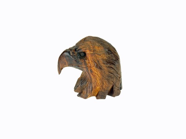 Eagle Head 3-D Magnet - Ironwood Carving  |  EarthView