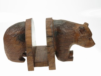 Bear Body Napkin Holder - Ironwood Carving  |  EarthView