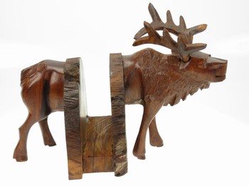 Elk Body Napkin Holder - Ironwood Carving  |  EarthView