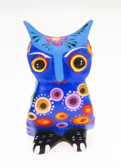Owl - Oaxacan Wood Carving  |  EarthView