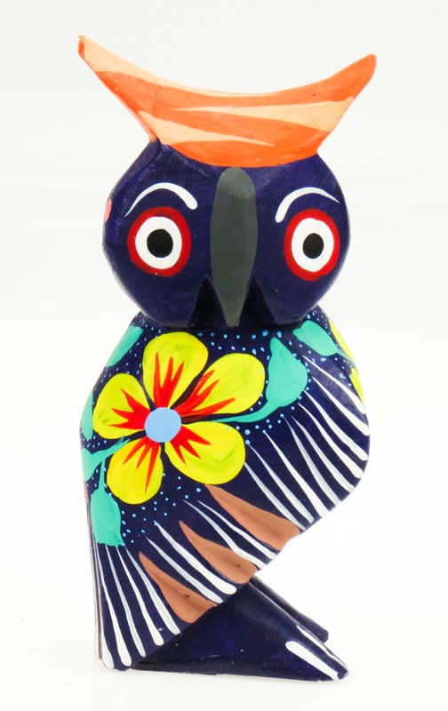 Owl - Oaxacan Wood Carving  |  EarthView