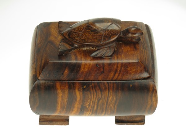 Sea Turtle Box - Ironwood Carving  |  EarthView