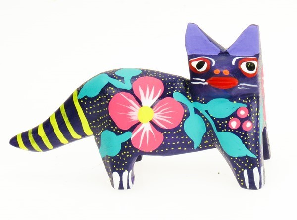 Cat - Oaxacan Wood Carving  |  EarthView