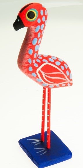 Flamingo - Oaxacan Wood Carving  |  EarthView